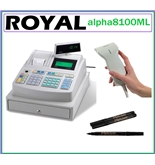 Royal alpha8100ML Electronic Cash Register 200 Departments 3000 Price Look-up...