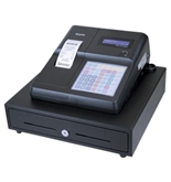 Sam4s ER-265EJ Cash Register with Small Cash Drawer and Flat Keyboard