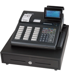 SAM4S SPS-345 Electronic Cash Register with Raised Keyboard and Thermal Printer