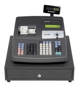 Sharp XE-A406 Dual Printing 7000PLU USB Cash Register - Refurbished